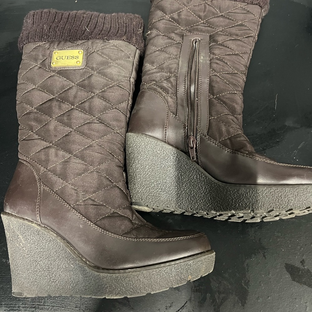 Guess wedged winter boots
